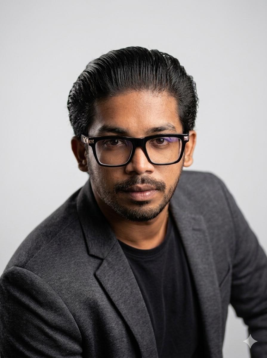 Portrait of Sheron Kumar, performance marketing consultant